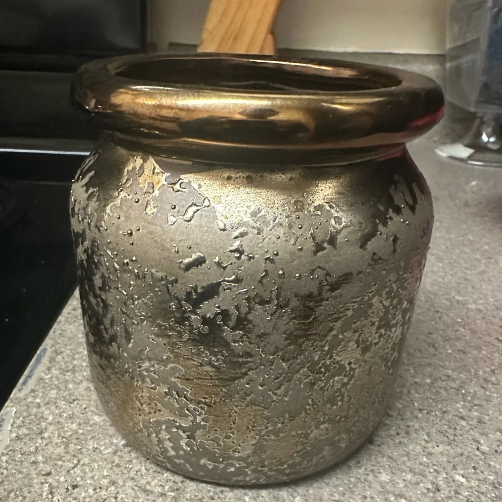 Gold Textured Vase